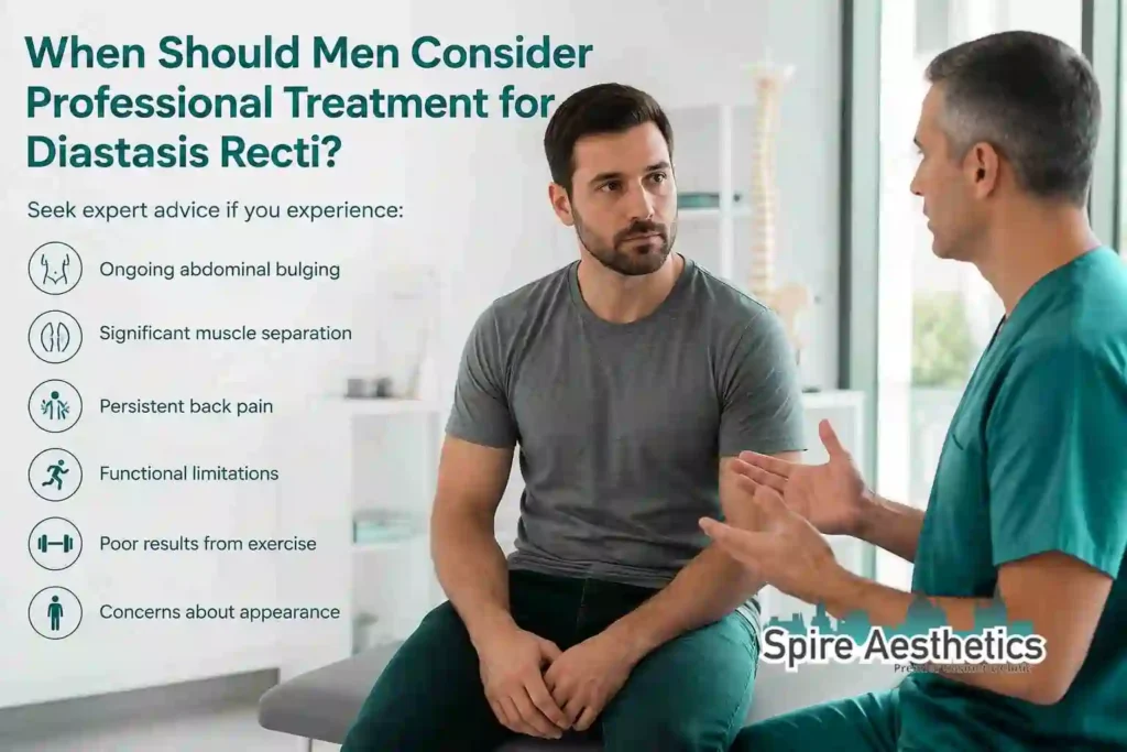 When Should Men Consider Professional Treatment for Diastasis Recti Great Missenden?