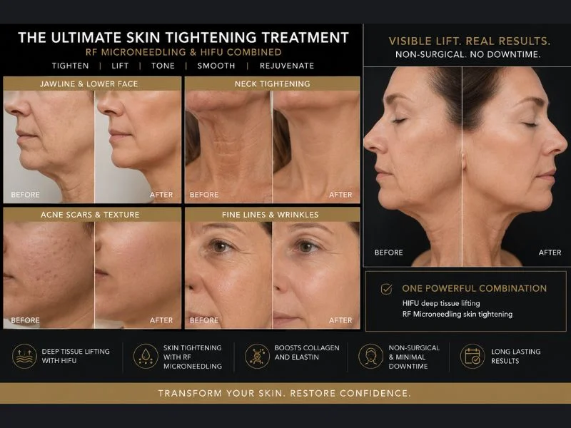Results of combined treatment for the ultimate skin tightening treatment Great Missenden